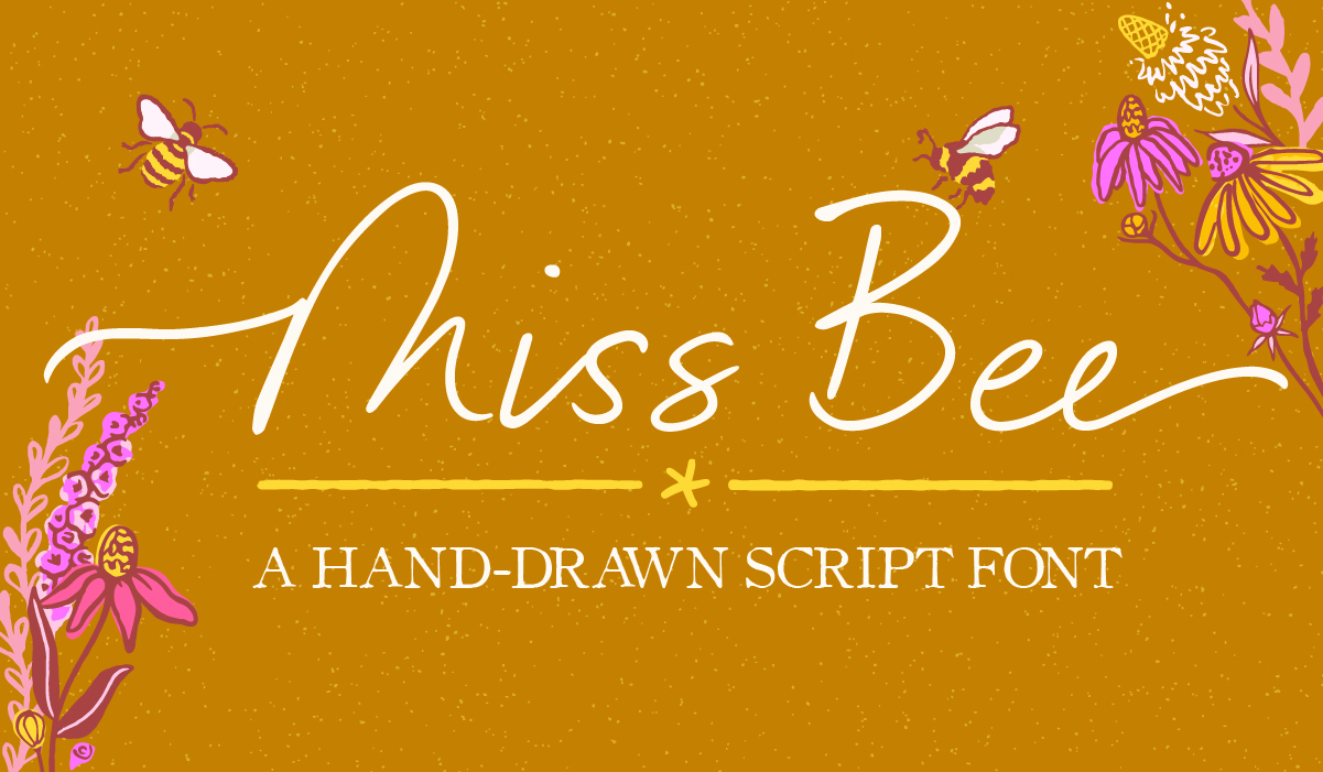 Miss Bee Script Font