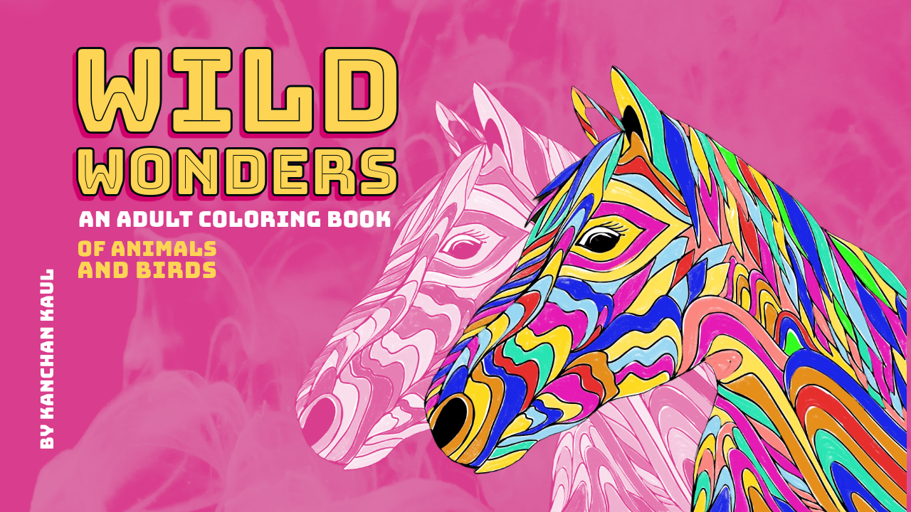Wild Wonders: Adult Colouring Book
