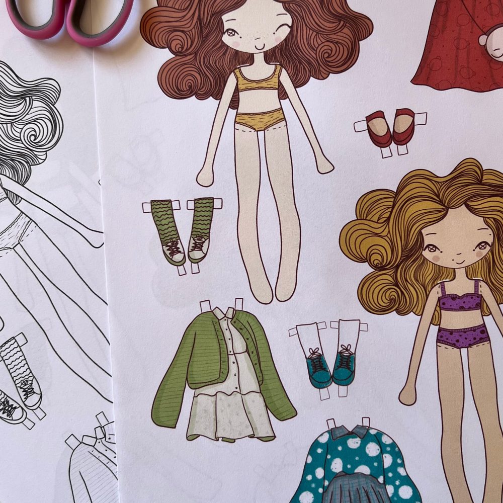 Create and Customize Your Own Printable Paper Dolls