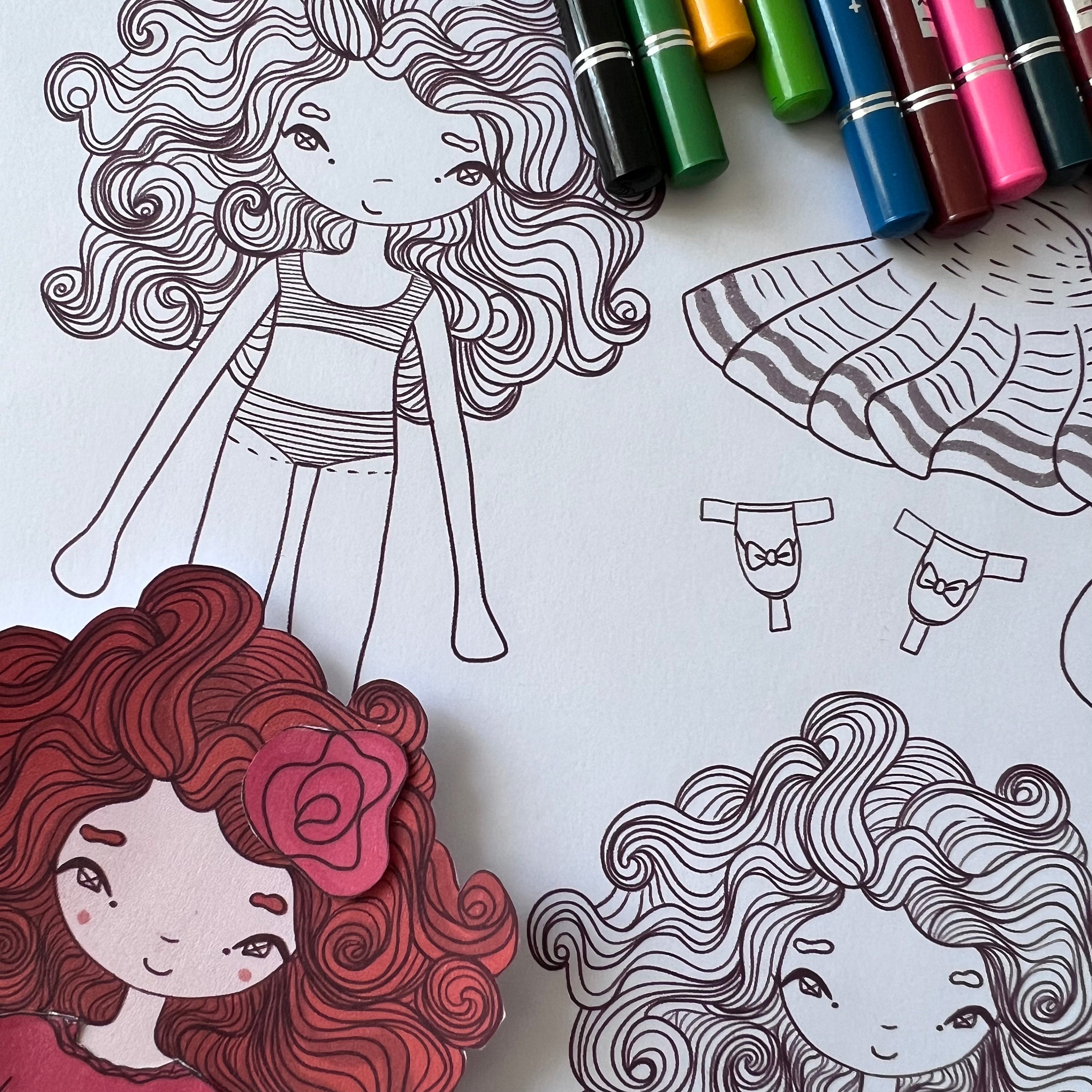 Create Your Own DIY Printable Paper Dolls with Custom Outfits