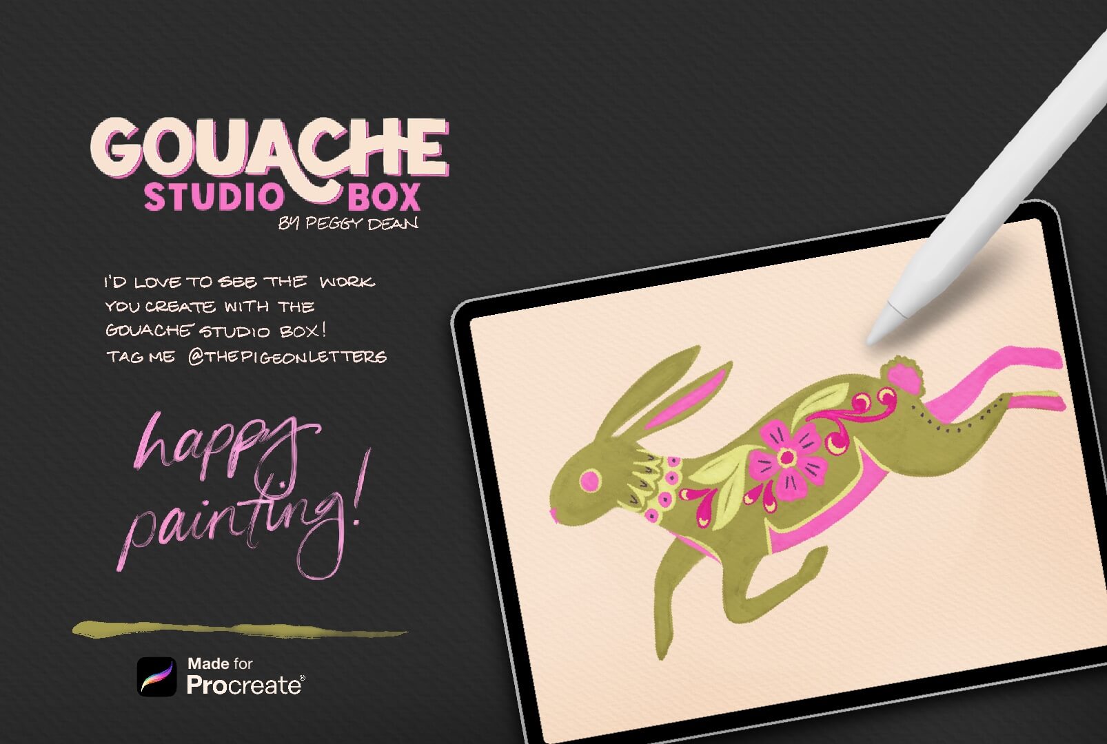 Gouache Studio Box Brush Set for Procreate