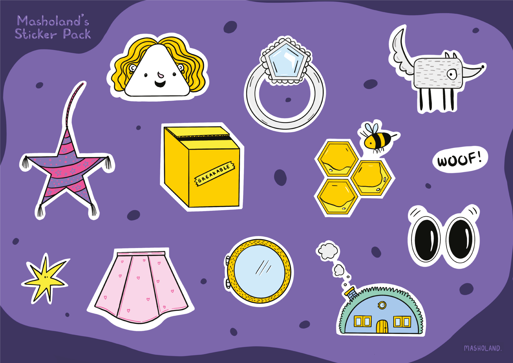 Printable Sticker Pack by Masholand