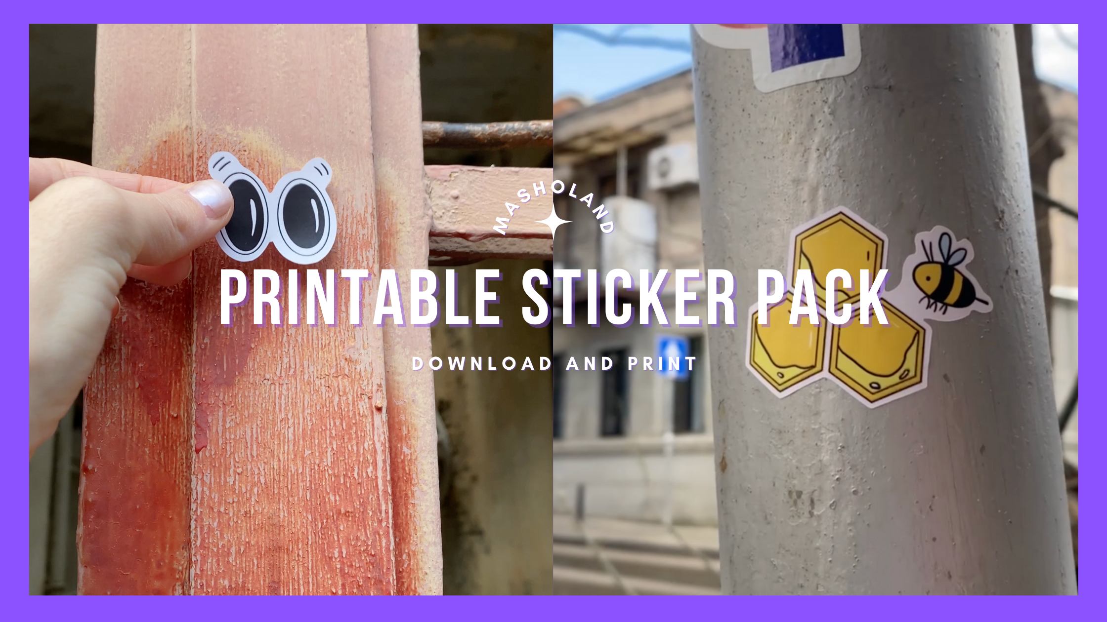 Printable Sticker Pack by Masholand