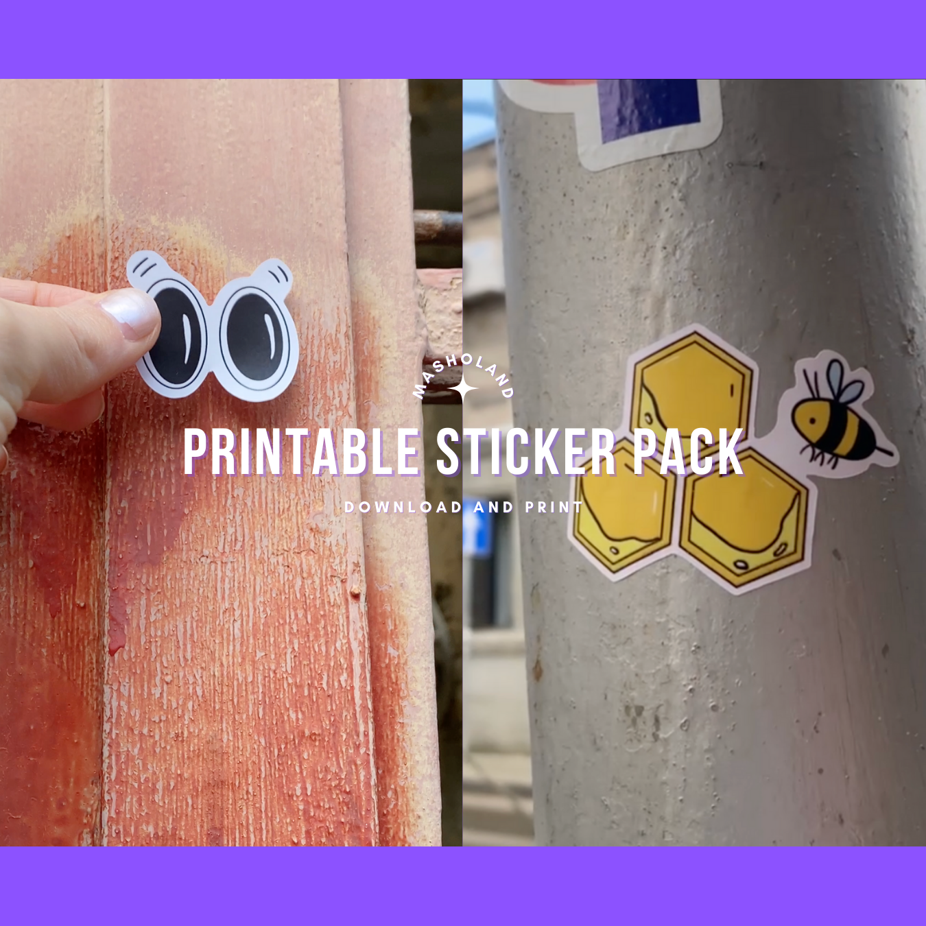 Printable Sticker Pack by Masholand