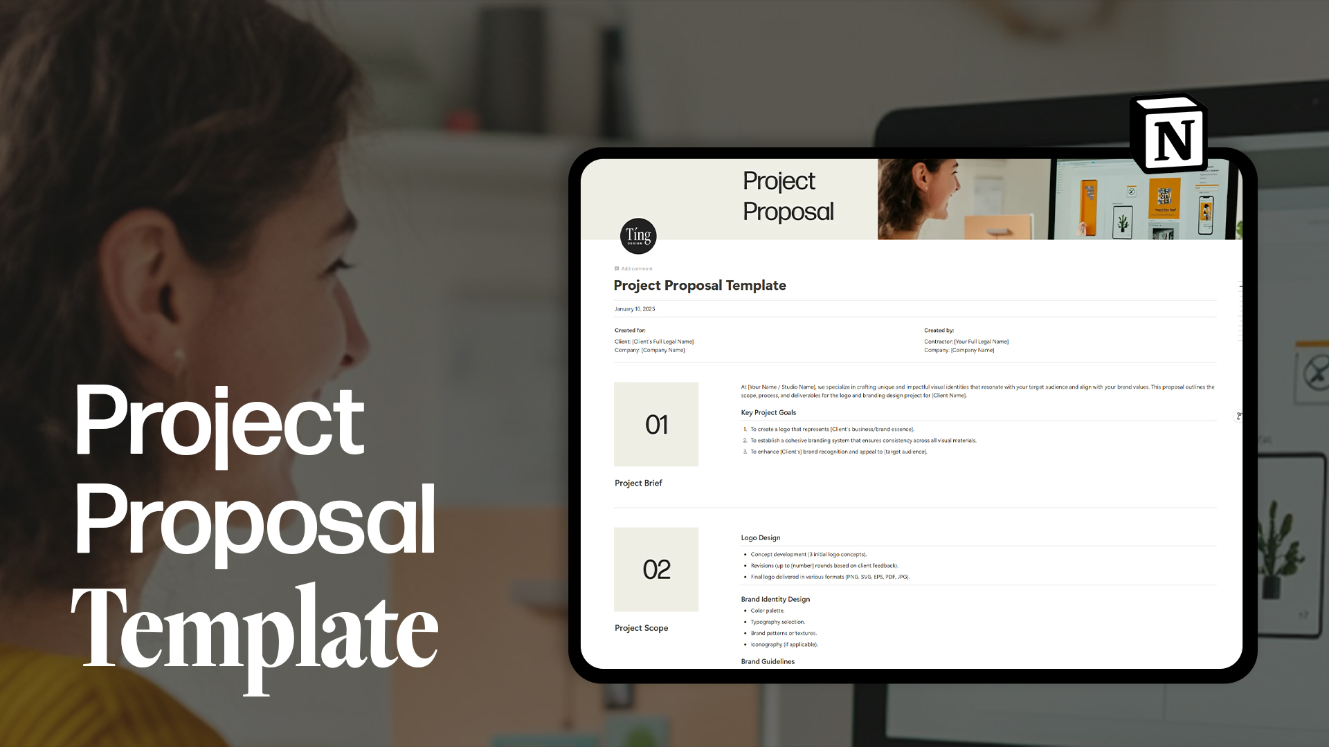Project Proposal Template in Notion