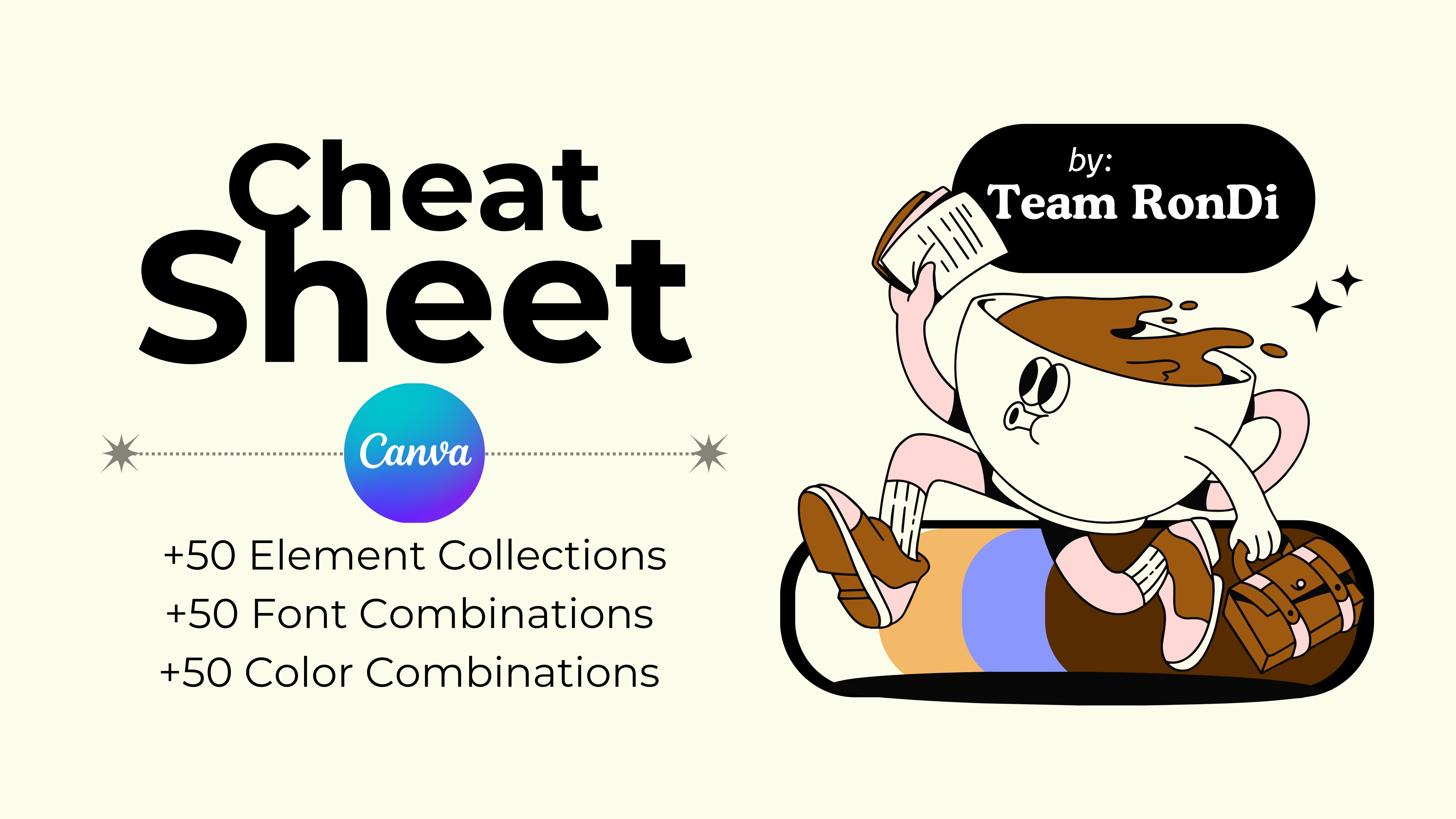 The Ultimate CANVA CHEAT SHEET | Vol. 01