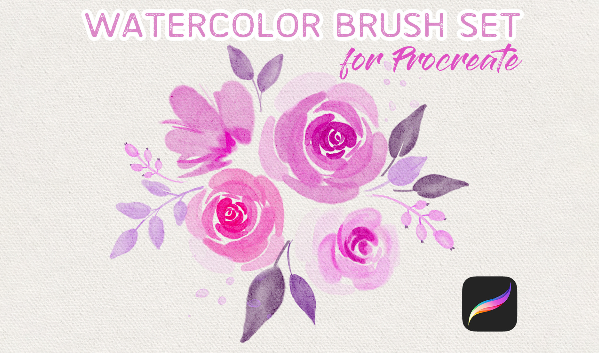 Procreate Watercolor Brush Set