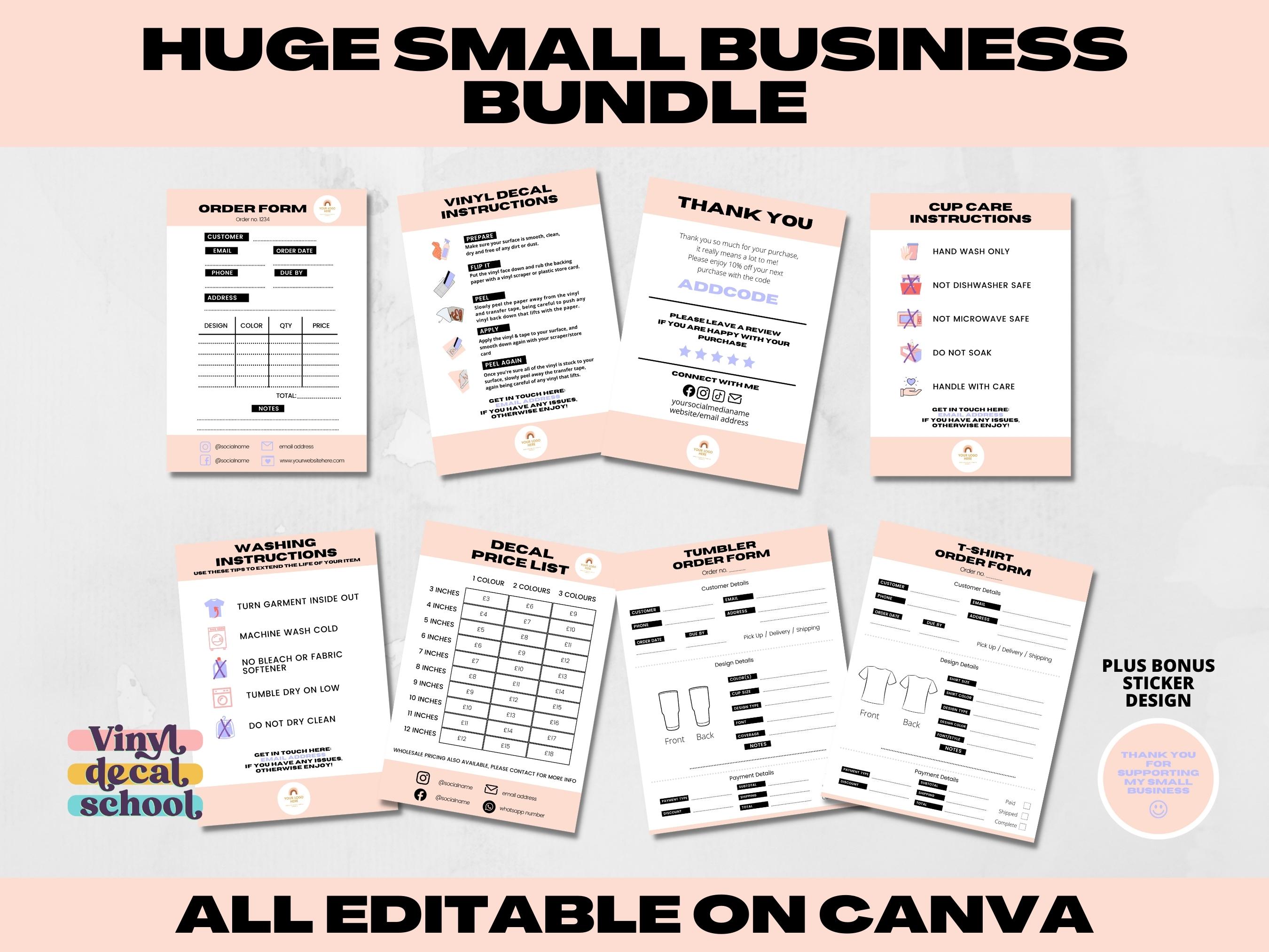 Printable Decal Instructions For Adhesive Vinyl