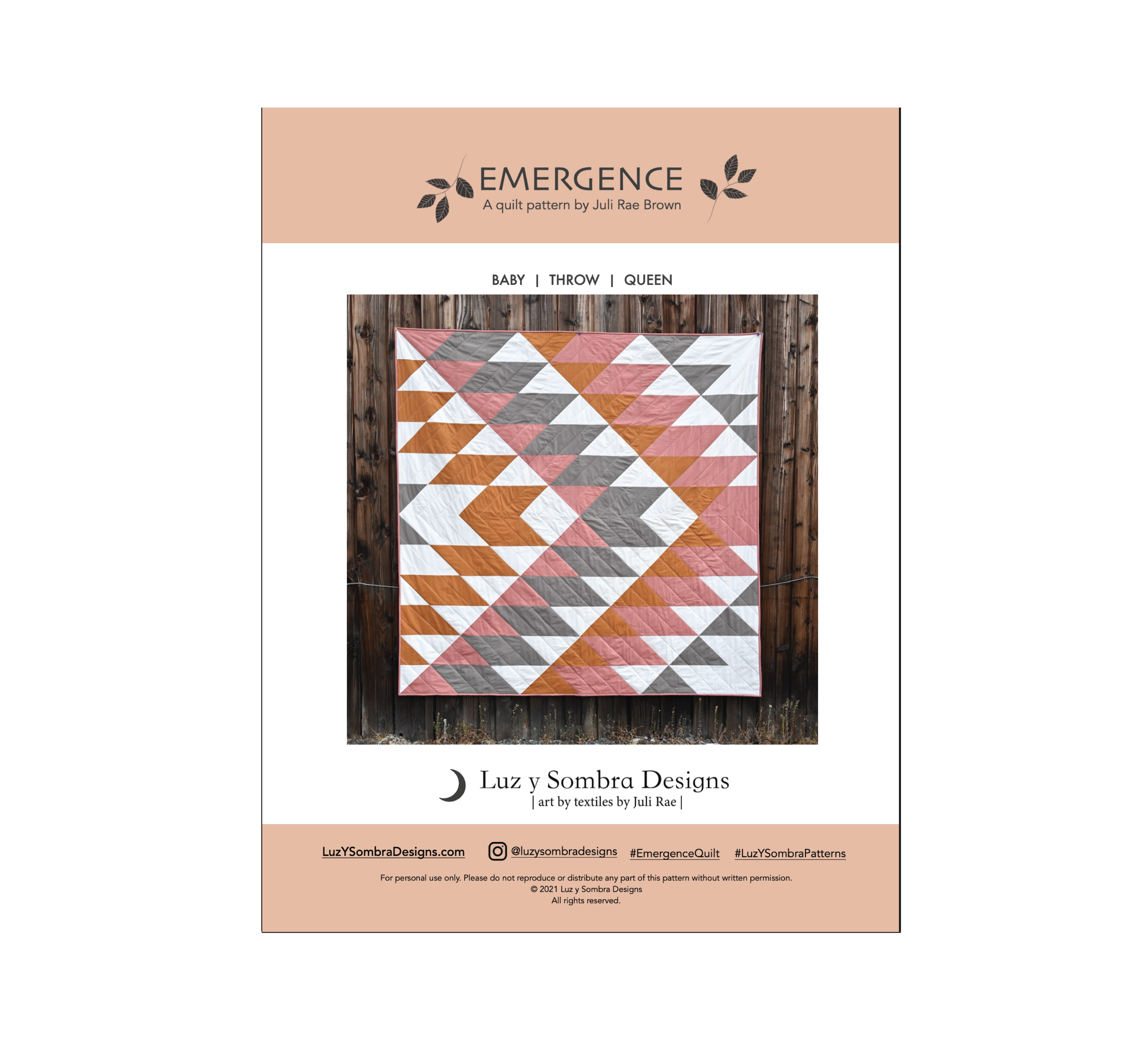 Emergence Quilt Pattern