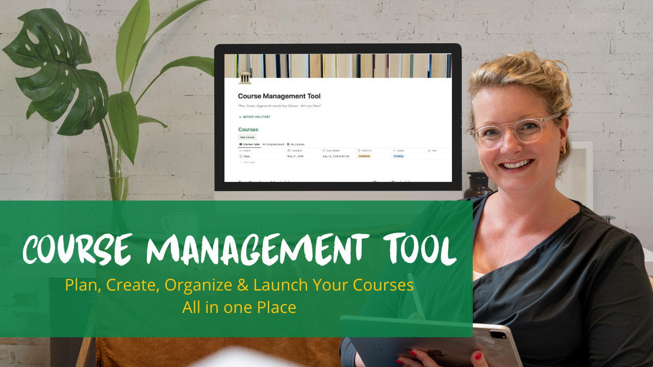 Notion Course Management Tool