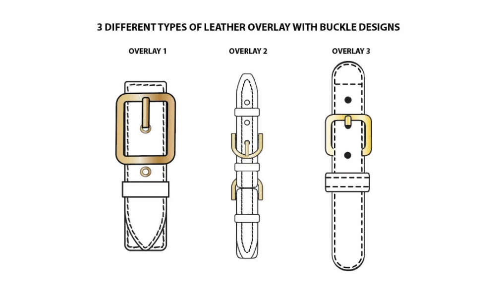 Leather Strap Overlay Buckle Design: Customizable Tech Pack