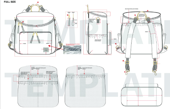 3 Way Wearable Baby Travel Backpack W Stroller Straps | Customiz