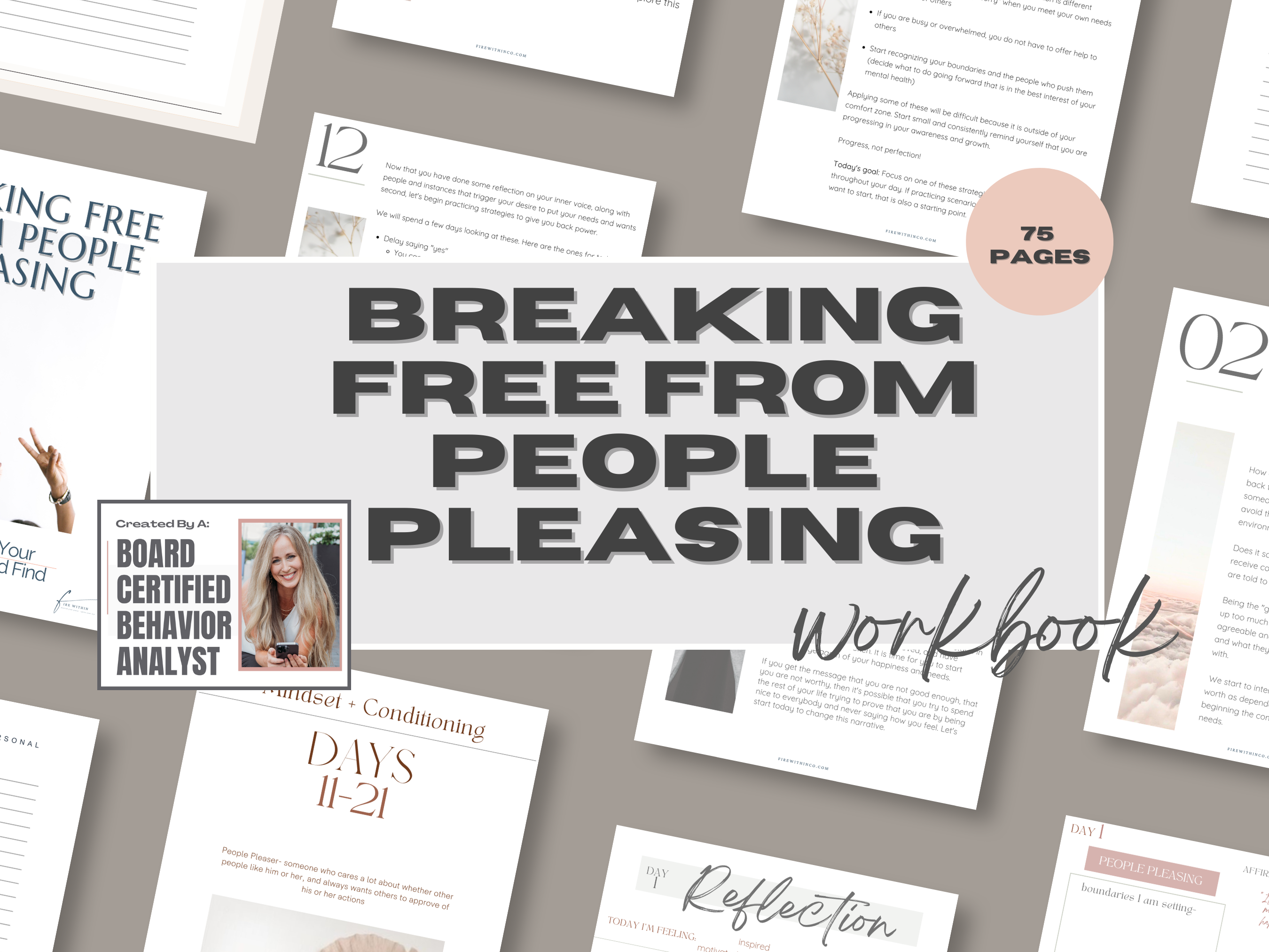 People Pleasing Workbook | Set Boundaries, Build Confidence