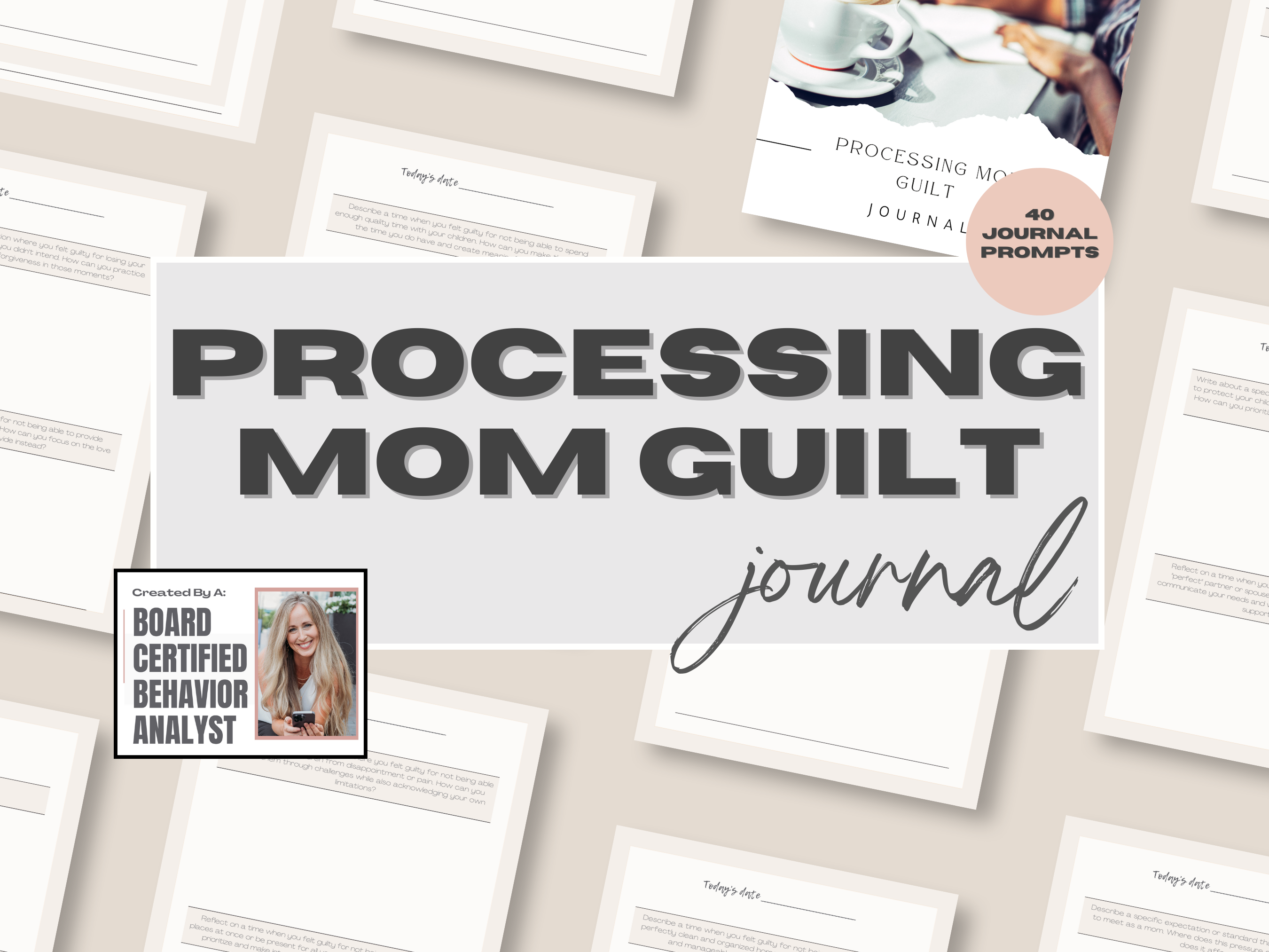 Printable Processing Mom Guilt Journal | Emotional Healing