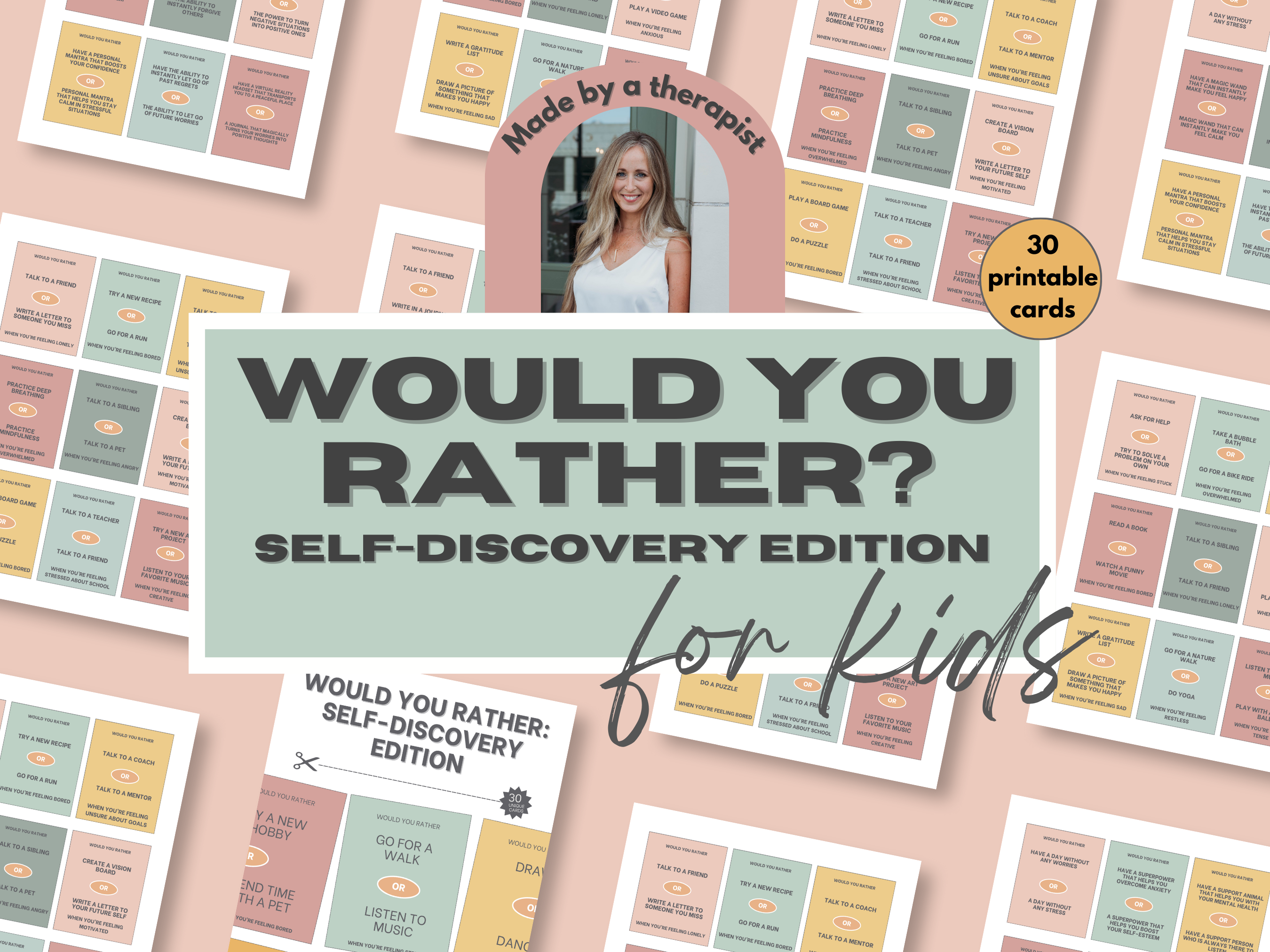 Would You Rather Printable Cards for Kids | Fun Conversations