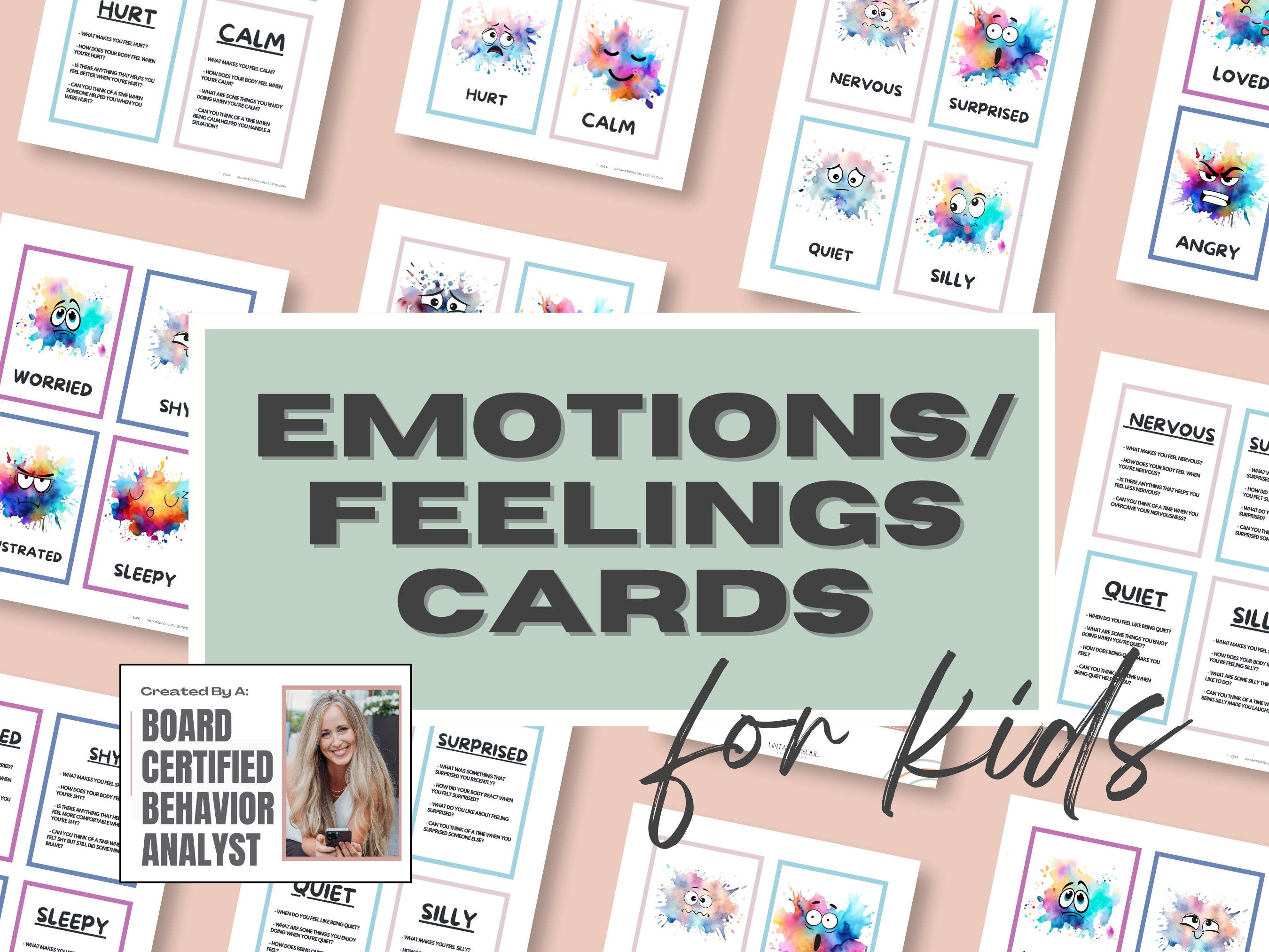 Printable Emotion Cards for Kids | Emotional Regulation