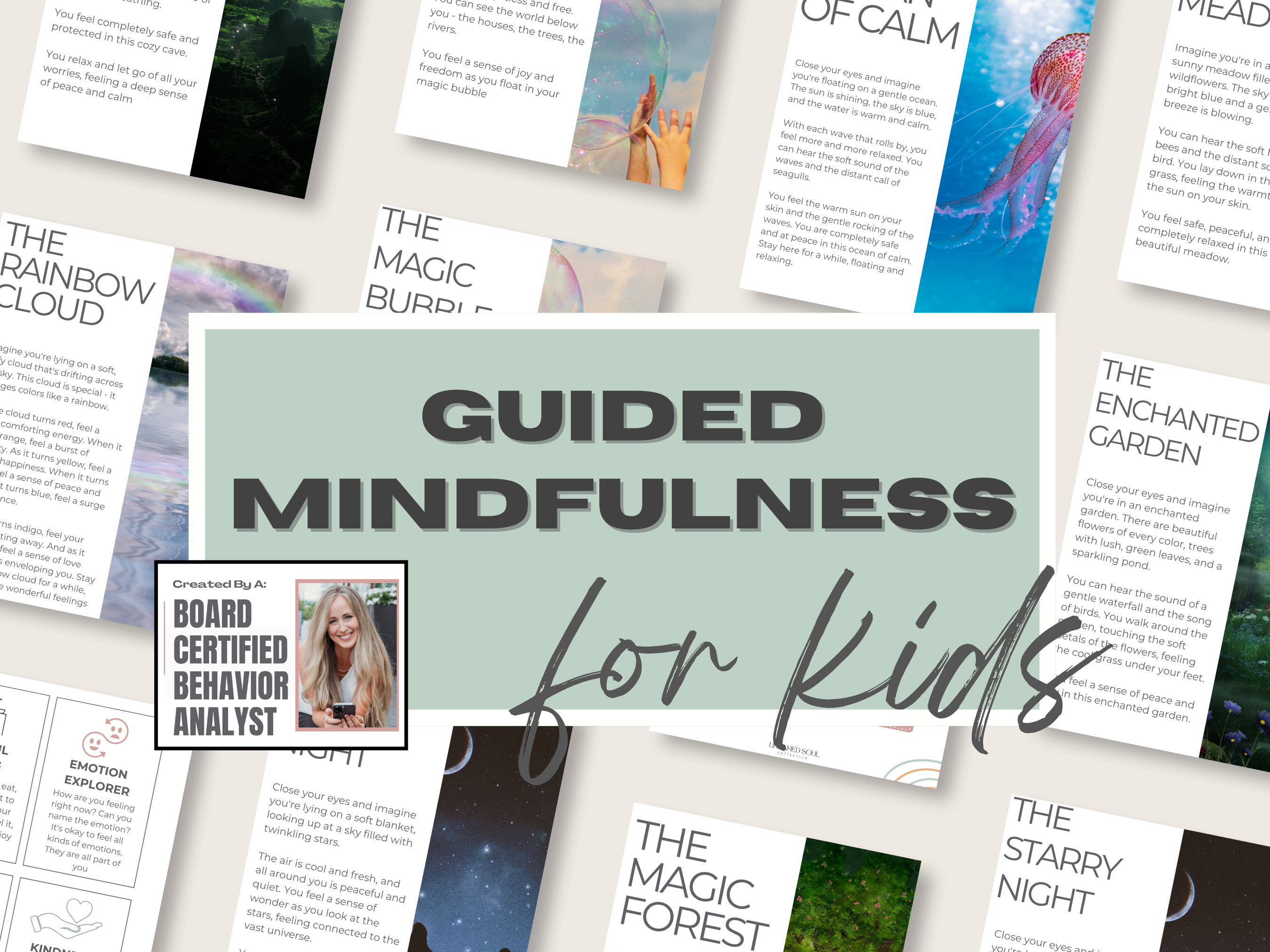 Guided Mindfulness Cards and Activities for Kids