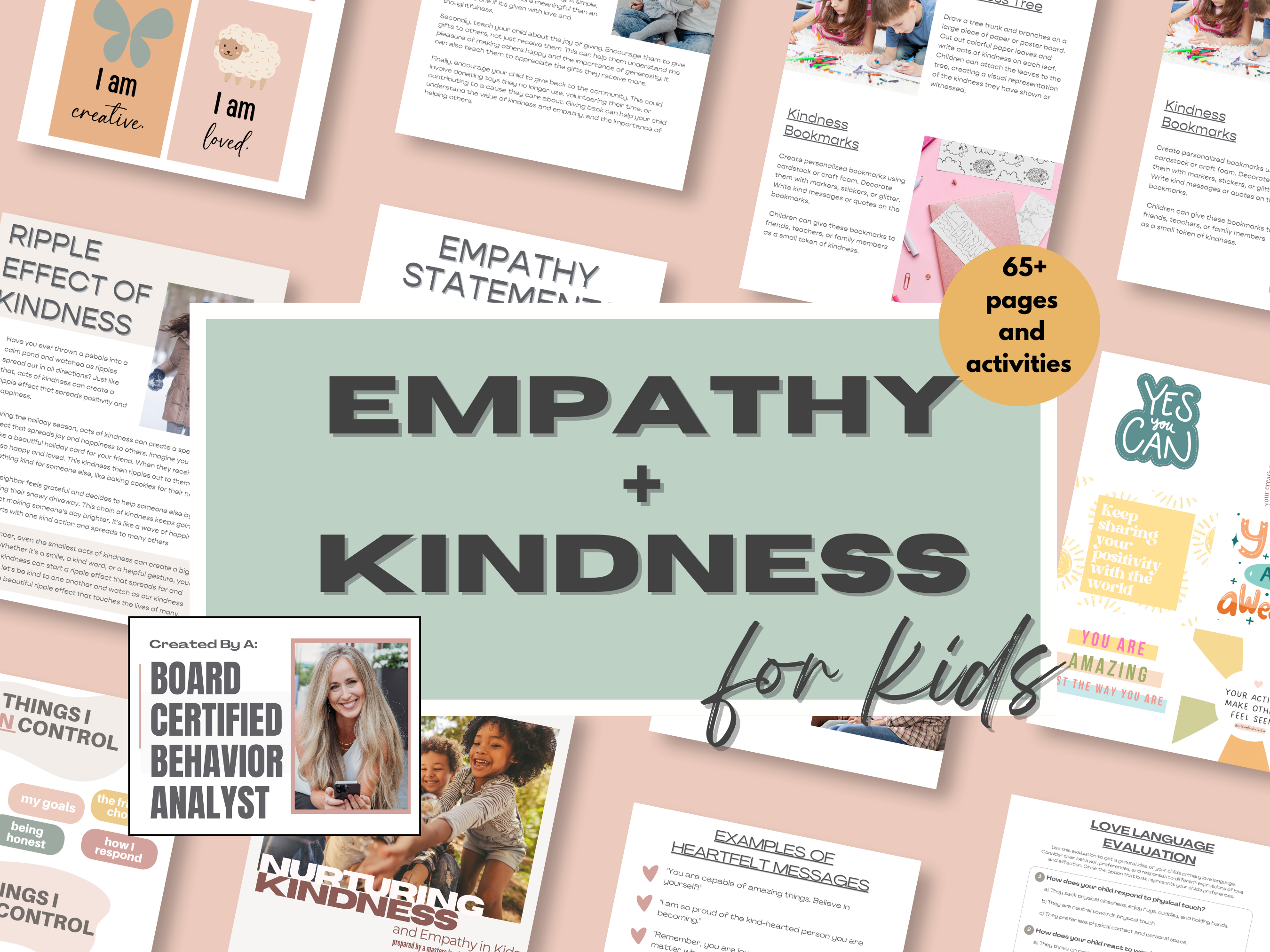 Printable Kindness and Empathy Workbook for Kids
