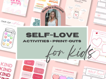 Printable self-love workbook for kids with activities