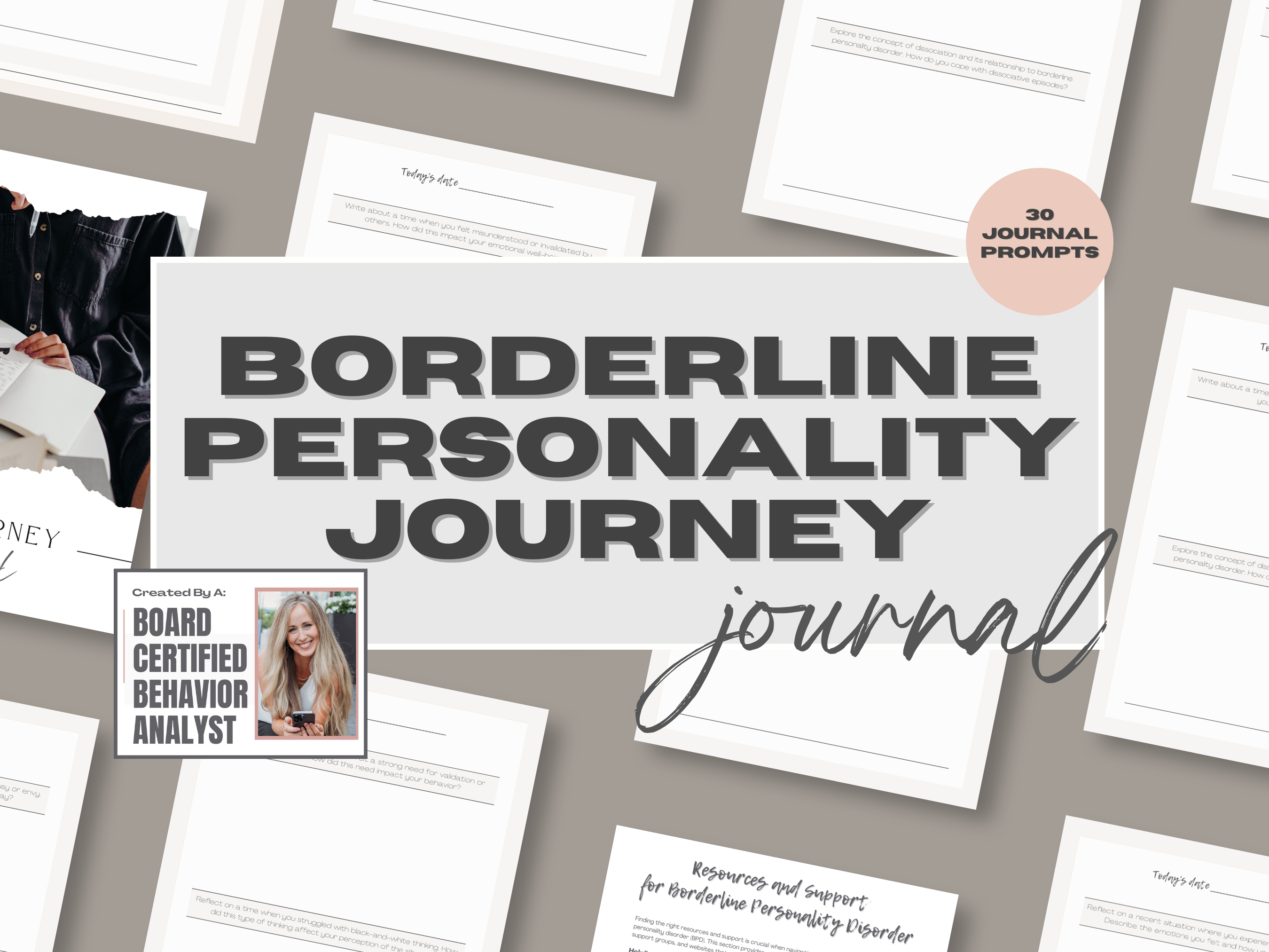 Printable Borderline Personality Disorder Journal (BPD)