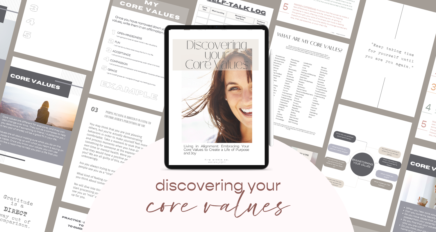 Discovering Your Core Values: Living in Alignment 