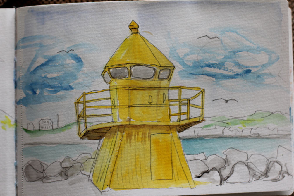 Travel Sketchbook Pages - ICELAND