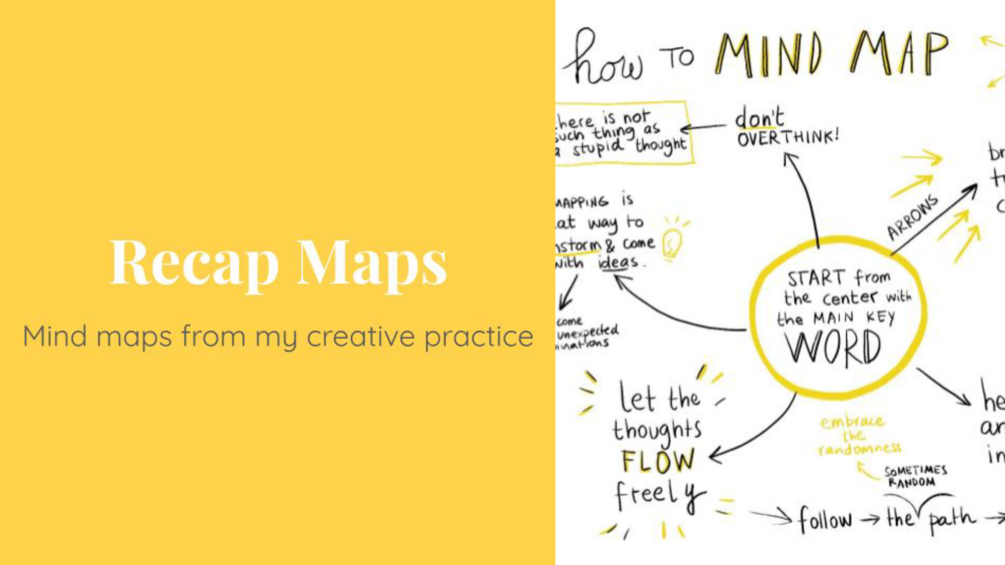 Recap Maps - Mindmaps from my Freelace Creative practice