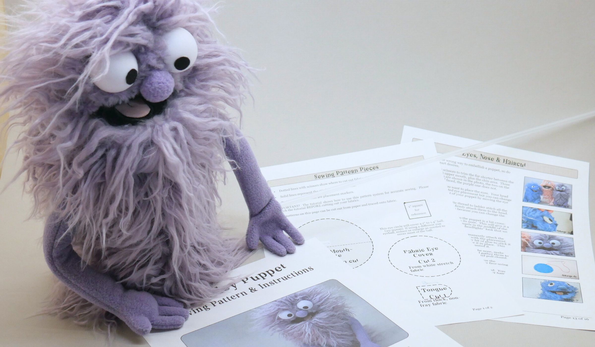 Beasley Puppet Pattern
