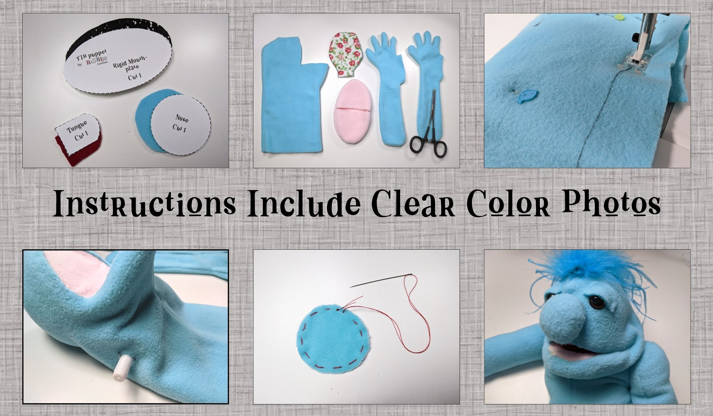 YiB Puppet Sewing Pattern