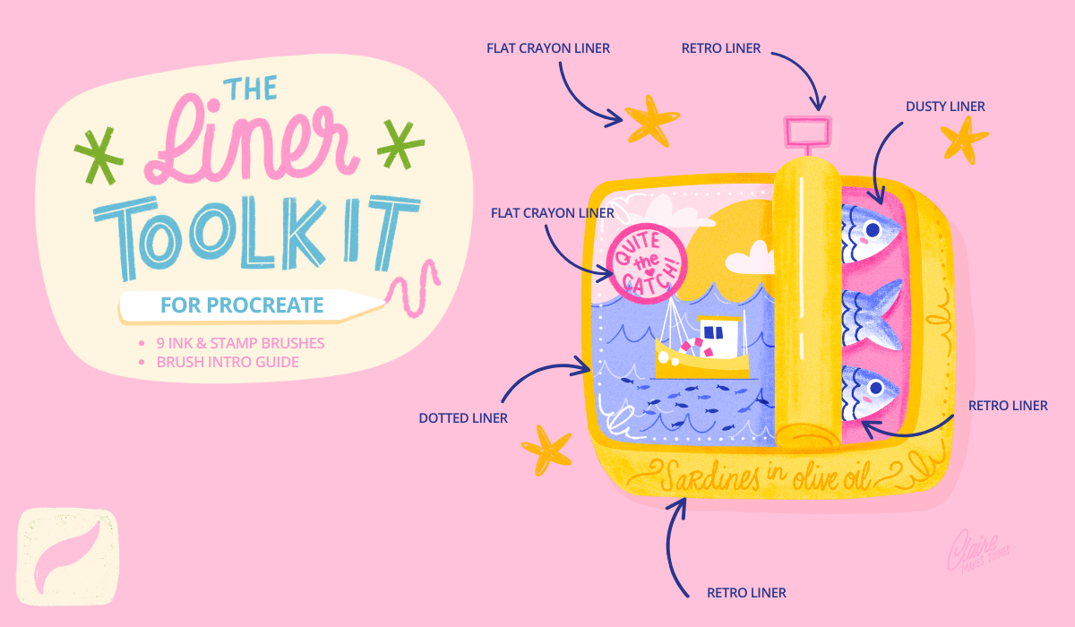 The Liner Toolkit: Procreate Brushes for Illustrators