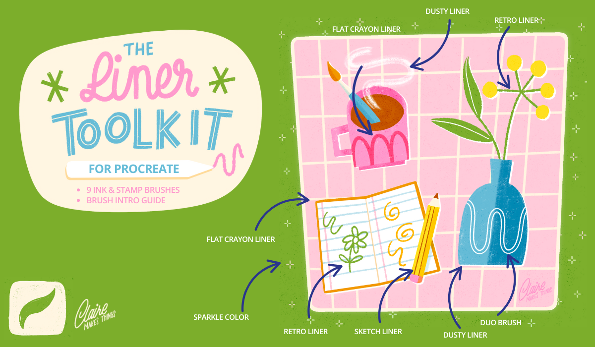 The Liner Toolkit: Procreate Brushes for Illustrators
