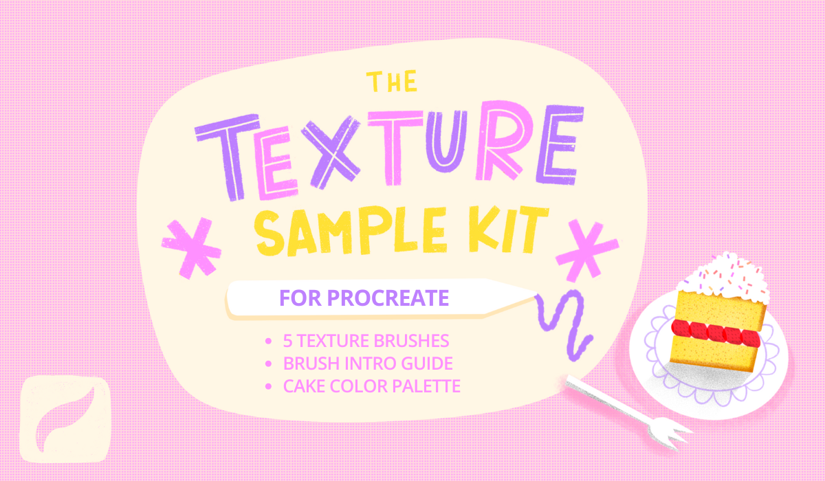 The Texture Sample Kit: 5 Sample Brushes for Procreate