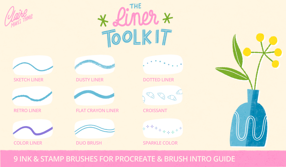 The Liner Toolkit: Procreate Brushes for Illustrators