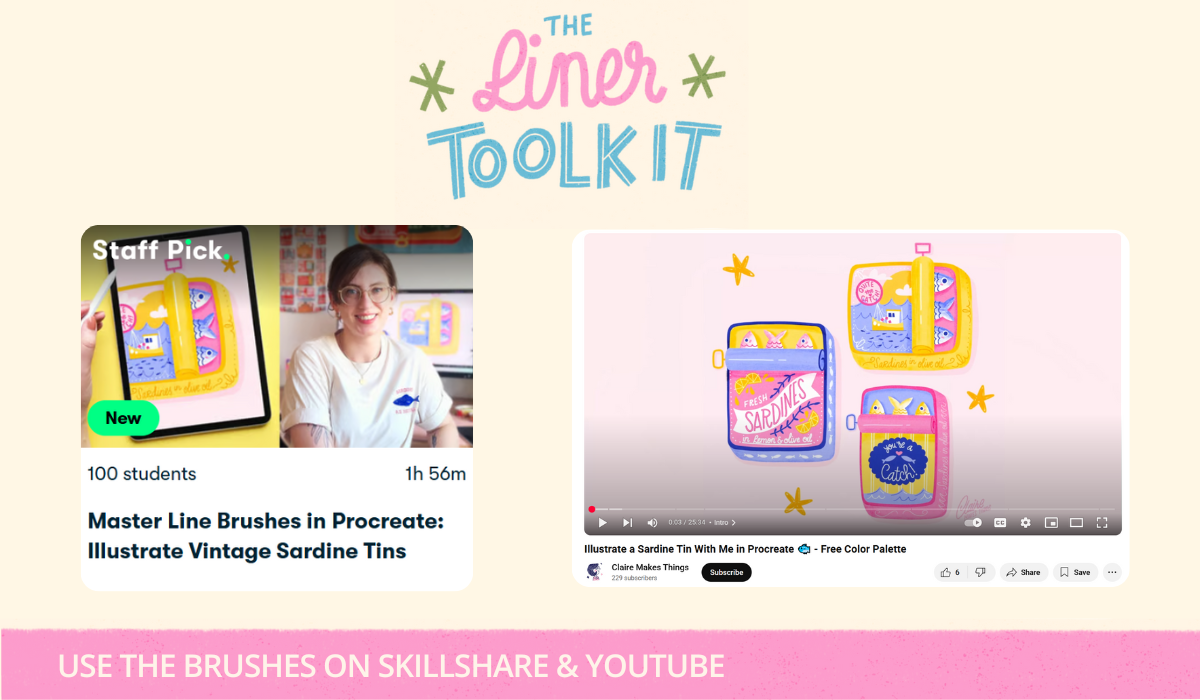 The Liner Toolkit: Procreate Brushes for Illustrators