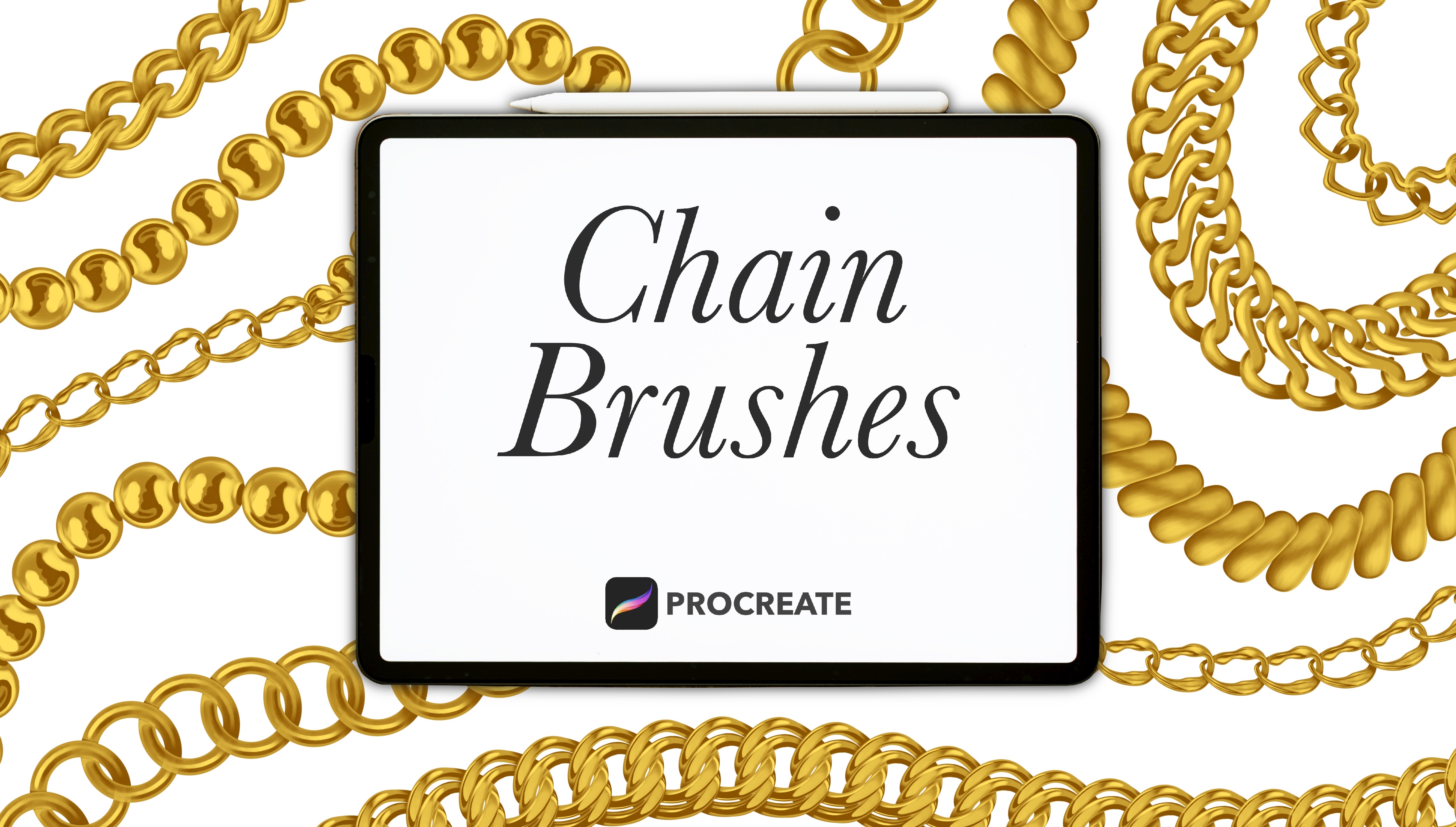 Procreate Chain Dual Colour Brushset