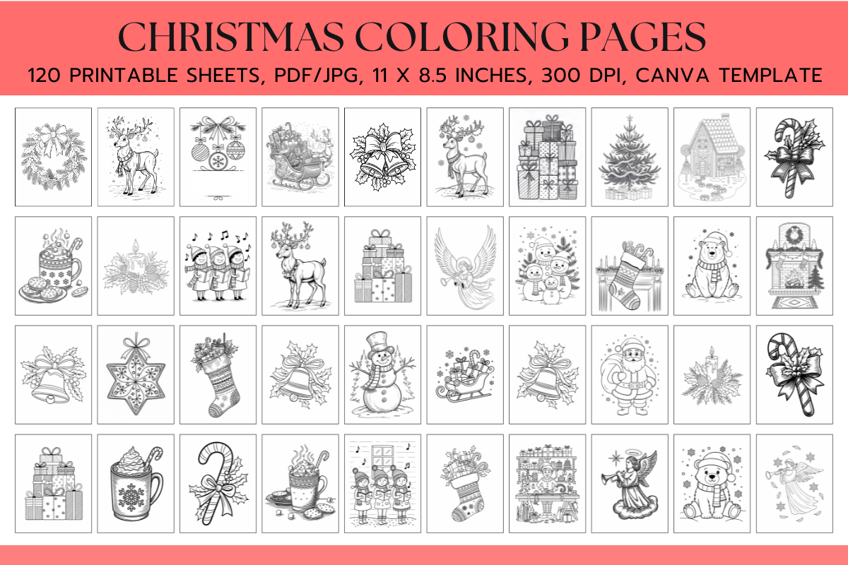 Creative Haven Christmas Color by Number (Adult Coloring